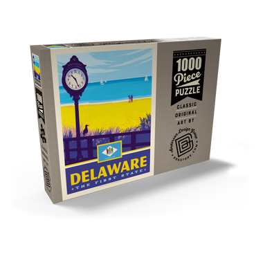 Darstellung des Puzzle Motivs Delaware: The First State 1000 Puzzle Schachtel Ansicht2