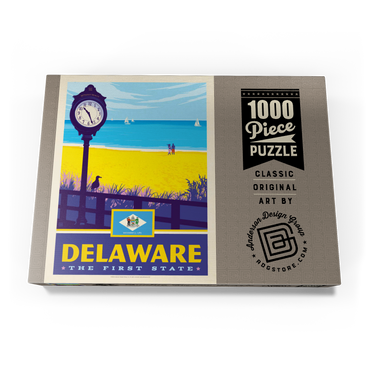 Darstellung des Puzzle Motivs Delaware: The First State 1000 Puzzle Schachtel Ansicht3