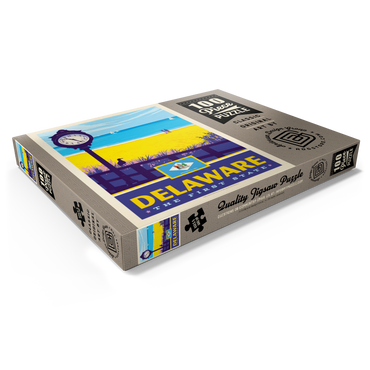 Darstellung des Puzzle Motivs Delaware: The First State 100 Puzzle Schachtel Ansicht1