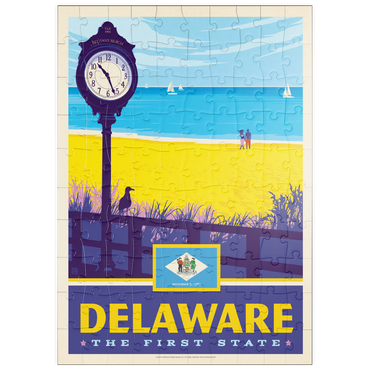 Darstellung des Puzzle Motivs puzzleplate Delaware: The First State 100 Puzzle