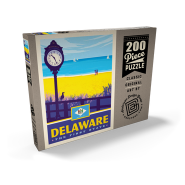 Darstellung des Puzzle Motivs Delaware: The First State 200 Puzzle Schachtel Ansicht2