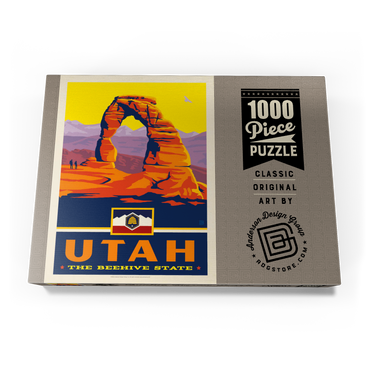 Darstellung des Puzzle Motivs Utah: The Beehive State 1000 Puzzle Schachtel Ansicht3