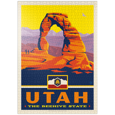 Darstellung des Puzzle Motivs puzzleplate Utah: The Beehive State 1000 Puzzle