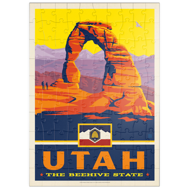 Darstellung des Puzzle Motivs puzzleplate Utah: The Beehive State 100 Puzzle