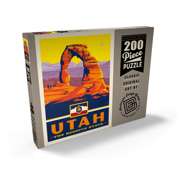 Darstellung des Puzzle Motivs Utah: The Beehive State 200 Puzzle Schachtel Ansicht2
