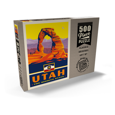 Darstellung des Puzzle Motivs Utah: The Beehive State 500 Puzzle Schachtel Ansicht2