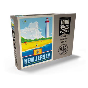 Darstellung des Puzzle Motivs New Jersey: The Garden State 1000 Puzzle Schachtel Ansicht2