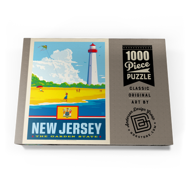 Darstellung des Puzzle Motivs New Jersey: The Garden State 1000 Puzzle Schachtel Ansicht3