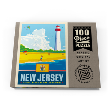 Darstellung des Puzzle Motivs New Jersey: The Garden State 100 Puzzle Schachtel Ansicht3
