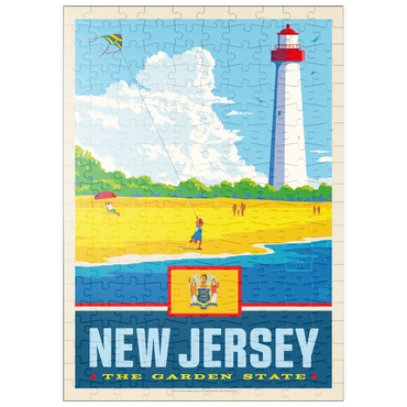 Darstellung des Puzzle Motivs puzzleplate New Jersey: The Garden State 200 Puzzle