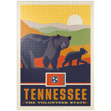 Darstellung des Puzzle Motivs puzzleplate Tennessee: The Volunteer State 1000 Puzzle
