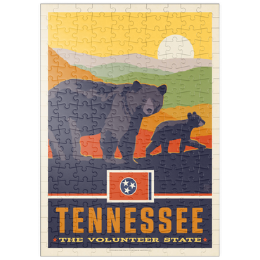 Darstellung des Puzzle Motivs puzzleplate Tennessee: The Volunteer State 200 Puzzle