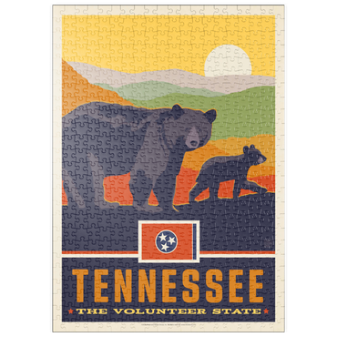 Darstellung des Puzzle Motivs puzzleplate Tennessee: The Volunteer State 500 Puzzle