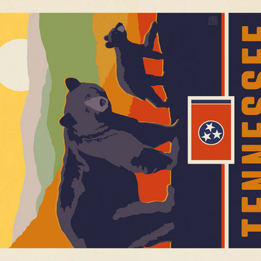 Darstellung des Puzzle Motivs Tennessee: The Volunteer State 500 Puzzle 3D Modell