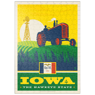 Darstellung des Puzzle Motivs puzzleplate Iowa: The Hawkeye State 200 Puzzle