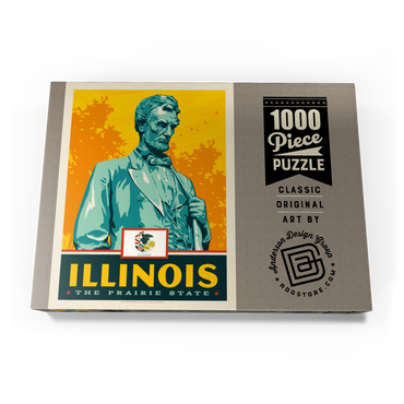 Darstellung des Puzzle Motivs Illinois: The Prairie State 1000 Puzzle Schachtel Ansicht3