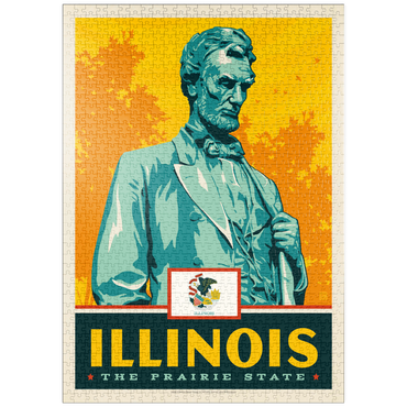 Darstellung des Puzzle Motivs puzzleplate Illinois: The Prairie State 1000 Puzzle