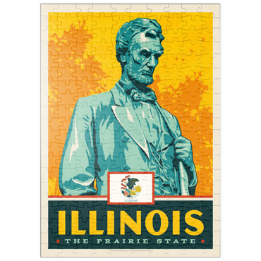 Darstellung des Puzzle Motivs puzzleplate Illinois: The Prairie State 200 Puzzle