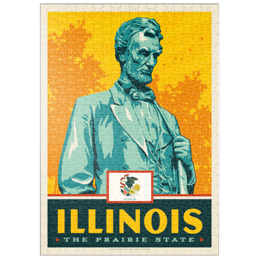 Darstellung des Puzzle Motivs puzzleplate Illinois: The Prairie State 500 Puzzle