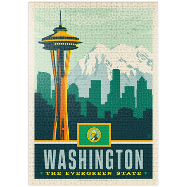 Darstellung des Puzzle Motivs puzzleplate Washington: The Evergreen State 1000 Puzzle