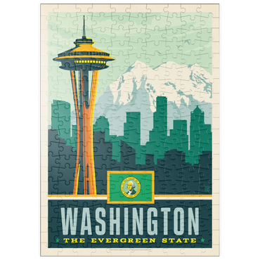 Darstellung des Puzzle Motivs puzzleplate Washington: The Evergreen State 200 Puzzle
