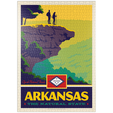 Darstellung des Puzzle Motivs puzzleplate Arkansas: The Natural State 1000 Puzzle