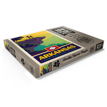 Darstellung des Puzzle Motivs Arkansas: The Natural State 100 Puzzle Schachtel Ansicht1