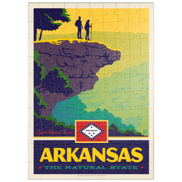 Darstellung des Puzzle Motivs puzzleplate Arkansas: The Natural State 100 Puzzle