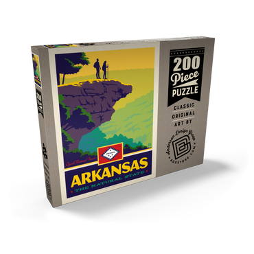 Darstellung des Puzzle Motivs Arkansas: The Natural State 200 Puzzle Schachtel Ansicht2
