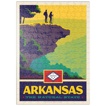 Darstellung des Puzzle Motivs puzzleplate Arkansas: The Natural State 200 Puzzle