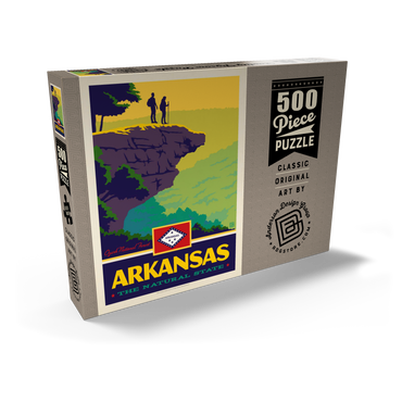 Darstellung des Puzzle Motivs Arkansas: The Natural State 500 Puzzle Schachtel Ansicht2