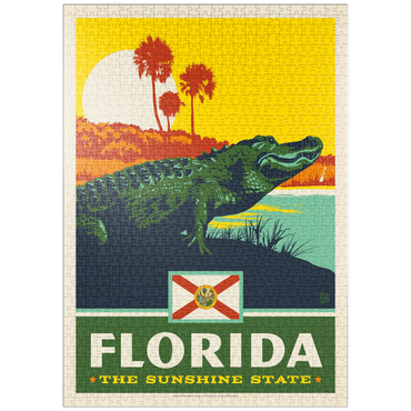 Darstellung des Puzzle Motivs puzzleplate Florida: The Sunshine State 1000 Puzzle