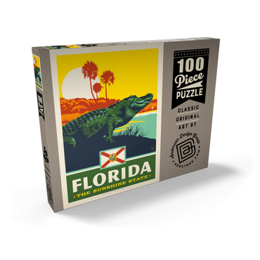 Darstellung des Puzzle Motivs Florida: The Sunshine State 100 Puzzle Schachtel Ansicht2