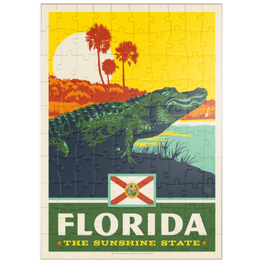 Darstellung des Puzzle Motivs puzzleplate Florida: The Sunshine State 100 Puzzle