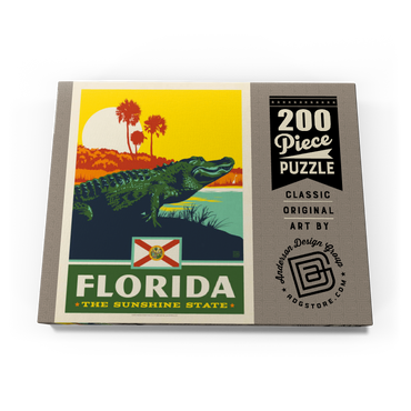 Darstellung des Puzzle Motivs Florida: The Sunshine State 200 Puzzle Schachtel Ansicht3