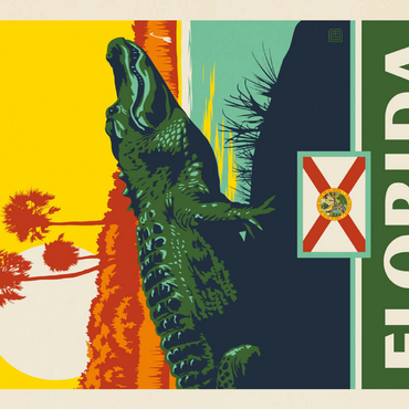 Darstellung des Puzzle Motivs Florida: The Sunshine State 200 Puzzle 3D Modell