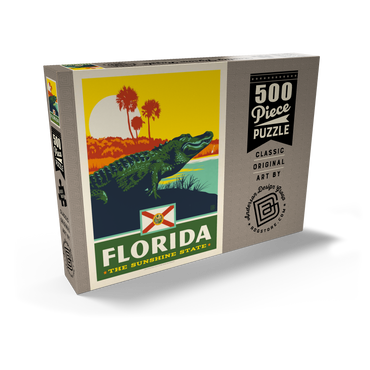 Darstellung des Puzzle Motivs Florida: The Sunshine State 500 Puzzle Schachtel Ansicht2
