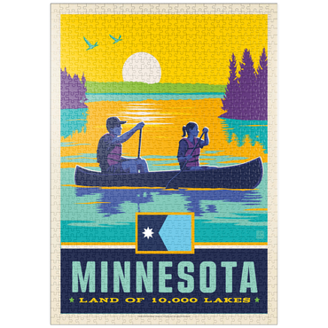 Darstellung des Puzzle Motivs puzzleplate Minnesota: Land of 10,000 Lakes 1000 Puzzle