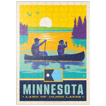 Darstellung des Puzzle Motivs puzzleplate Minnesota: Land of 10,000 Lakes 200 Puzzle