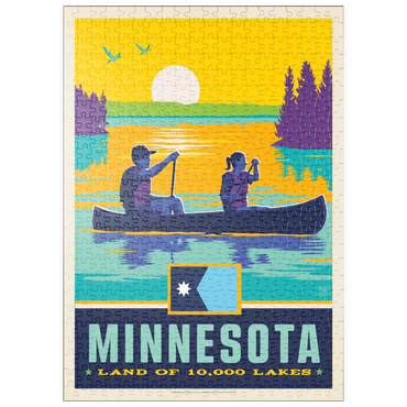 Darstellung des Puzzle Motivs puzzleplate Minnesota: Land of 10,000 Lakes 500 Puzzle