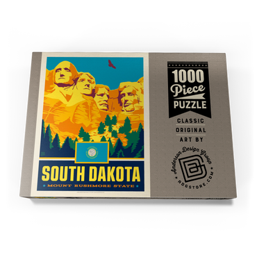 Darstellung des Puzzle Motivs South Dakota: Mount Rushmore State 1000 Puzzle Schachtel Ansicht3