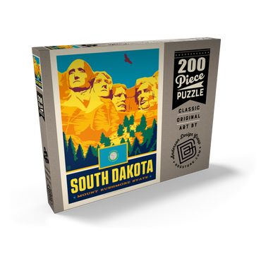 Darstellung des Puzzle Motivs South Dakota: Mount Rushmore State 200 Puzzle Schachtel Ansicht2