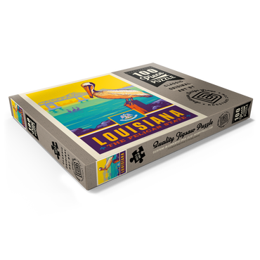 Darstellung des Puzzle Motivs Louisiana: The Pelican State 100 Puzzle Schachtel Ansicht1
