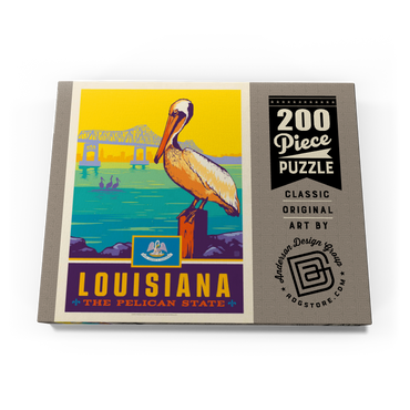 Darstellung des Puzzle Motivs Louisiana: The Pelican State 200 Puzzle Schachtel Ansicht3