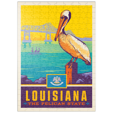 Darstellung des Puzzle Motivs puzzleplate Louisiana: The Pelican State 200 Puzzle