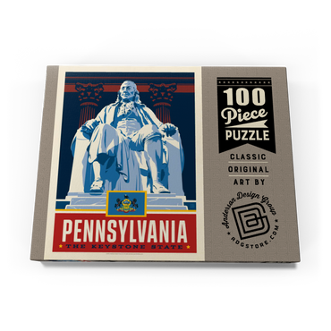 Darstellung des Puzzle Motivs Pennsylvania: The Keystone State 100 Puzzle Schachtel Ansicht3