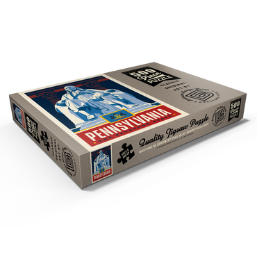 Darstellung des Puzzle Motivs Pennsylvania: The Keystone State 500 Puzzle Schachtel Ansicht1