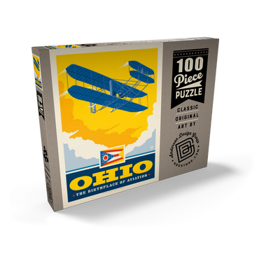 Darstellung des Puzzle Motivs Ohio: The Birthplace of Aviation 100 Puzzle Schachtel Ansicht2