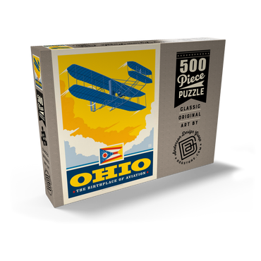 Darstellung des Puzzle Motivs Ohio: The Birthplace of Aviation 500 Puzzle Schachtel Ansicht2