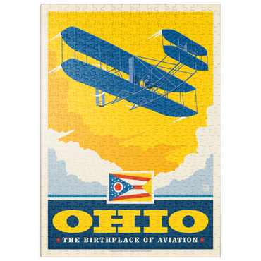 Darstellung des Puzzle Motivs puzzleplate Ohio: The Birthplace of Aviation 500 Puzzle
